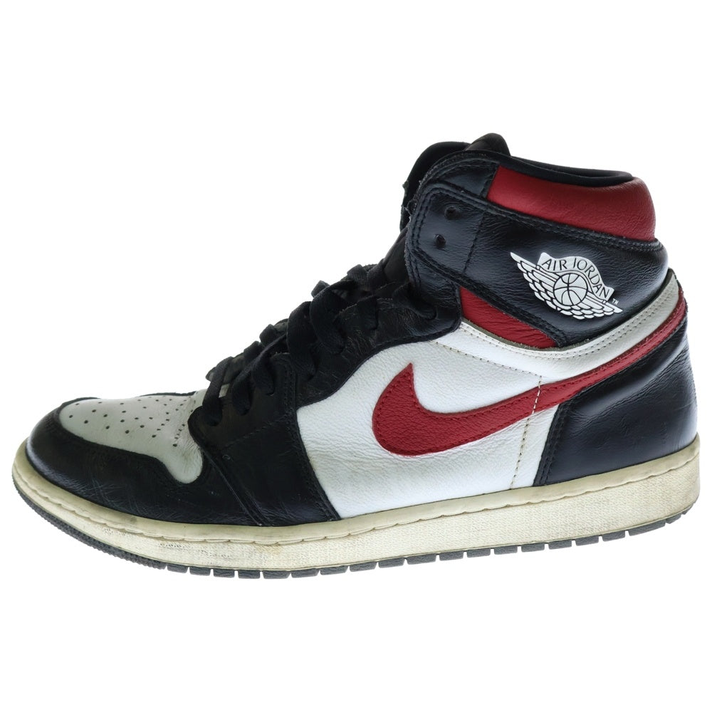 NIKE(ナイキ) AIR JORDAN 1 RETRO HIGH OG GYM RED エアジョーダン1 レトロ ジムレッド ハイカットスニーカー ブラック/レッド/ホワイト US13/31.0cm 555088-061