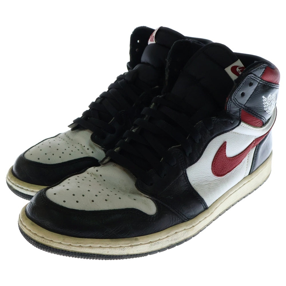 NIKE(ナイキ) AIR JORDAN 1 RETRO HIGH OG GYM RED エアジョーダン1 レトロ ジムレッド ハイカットスニーカー ブラック/レッド/ホワイト US13/31.0cm 555088-061