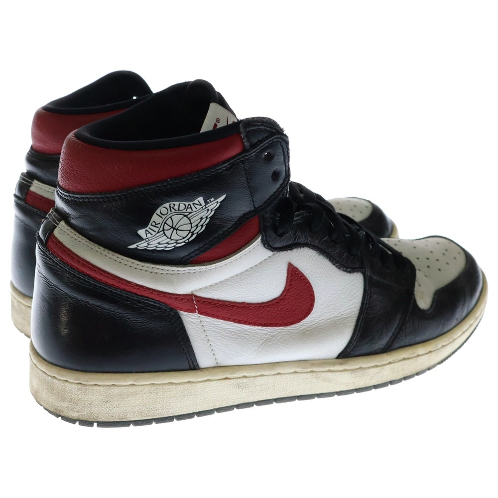 NIKE(ナイキ) AIR JORDAN 1 RETRO HIGH OG GYM RED エアジョーダン1 レトロ ジムレッド ハイカットスニーカー ブラック/レッド/ホワイト US13/31.0cm 555088-061