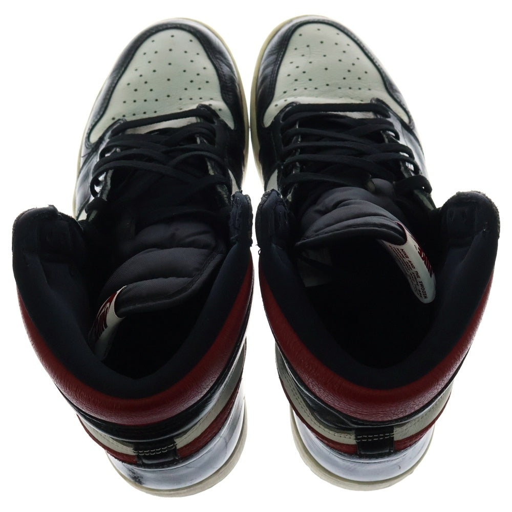 NIKE(ナイキ) AIR JORDAN 1 RETRO HIGH OG GYM RED エアジョーダン1 レトロ ジムレッド ハイカットスニーカー ブラック/レッド/ホワイト US13/31.0cm 555088-061