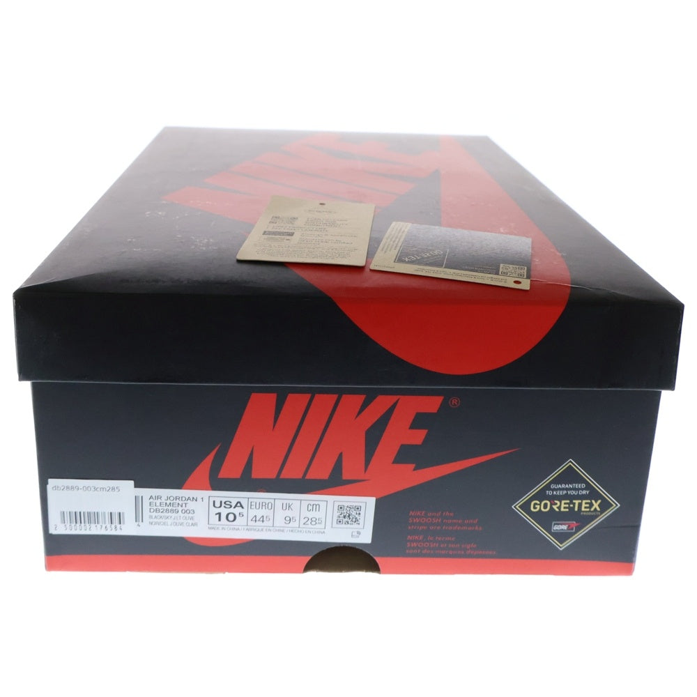 NIKE(ナイキ) AIR JORDAN 1 ELEMENT GORE-TEX エアジョーダン 1 エレメント ゴアテックス ハイカットスニーカー ブラック/グリーン US10.5/28.5cm DB2889-003