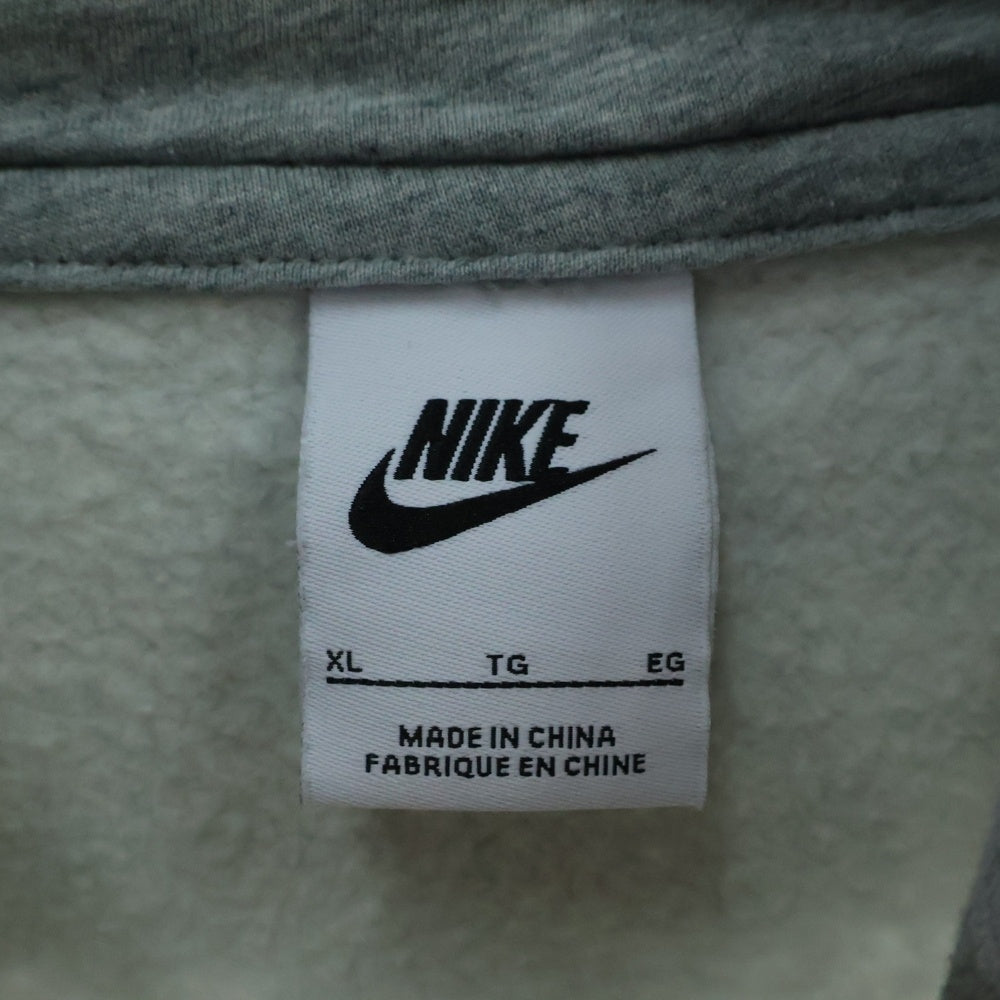 NIKE(ナイキ) WMNS NSW PHNX FLEECE PULLOVER L/S H ウィメンズ ロゴエンブロイダリー フリース スウェット プルオーバーパーカー グレー DQ5859-063