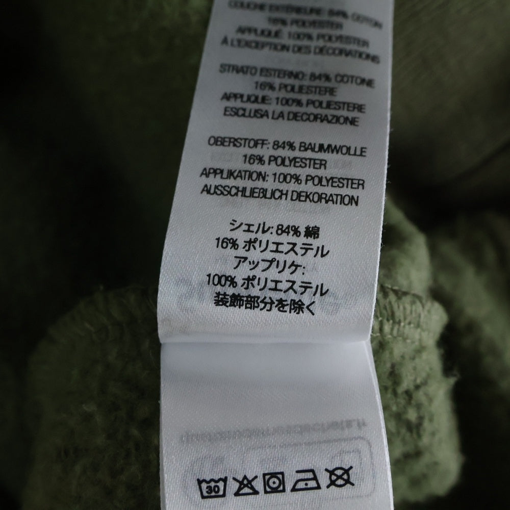 SUPREME(シュプリーム) 23AW Satin Applique Hooded Sweatshirt サテン アップリケ スウェット プルオーバーパーカー オリーブ