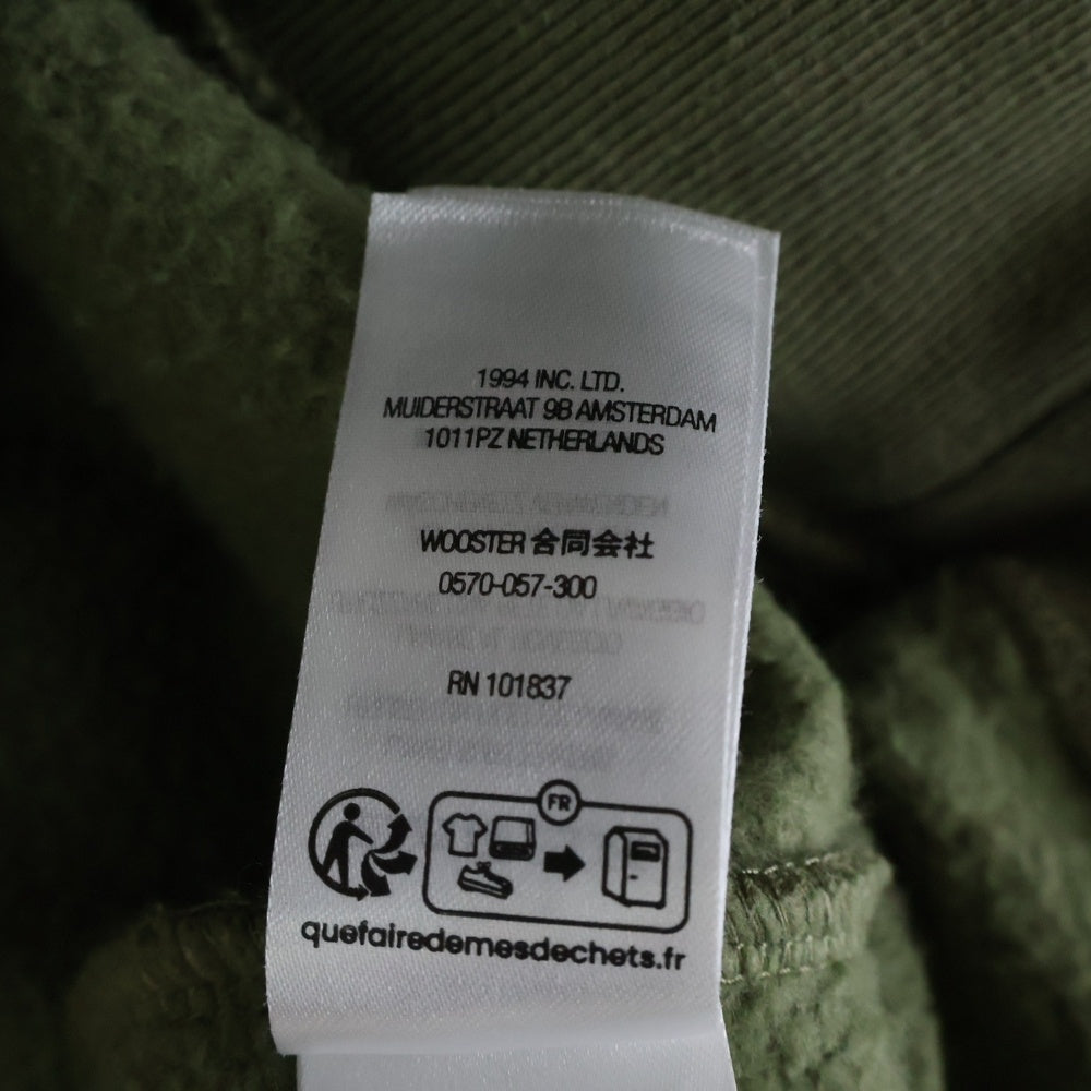 SUPREME(シュプリーム) 23AW Satin Applique Hooded Sweatshirt サテン アップリケ スウェット プルオーバーパーカー オリーブ
