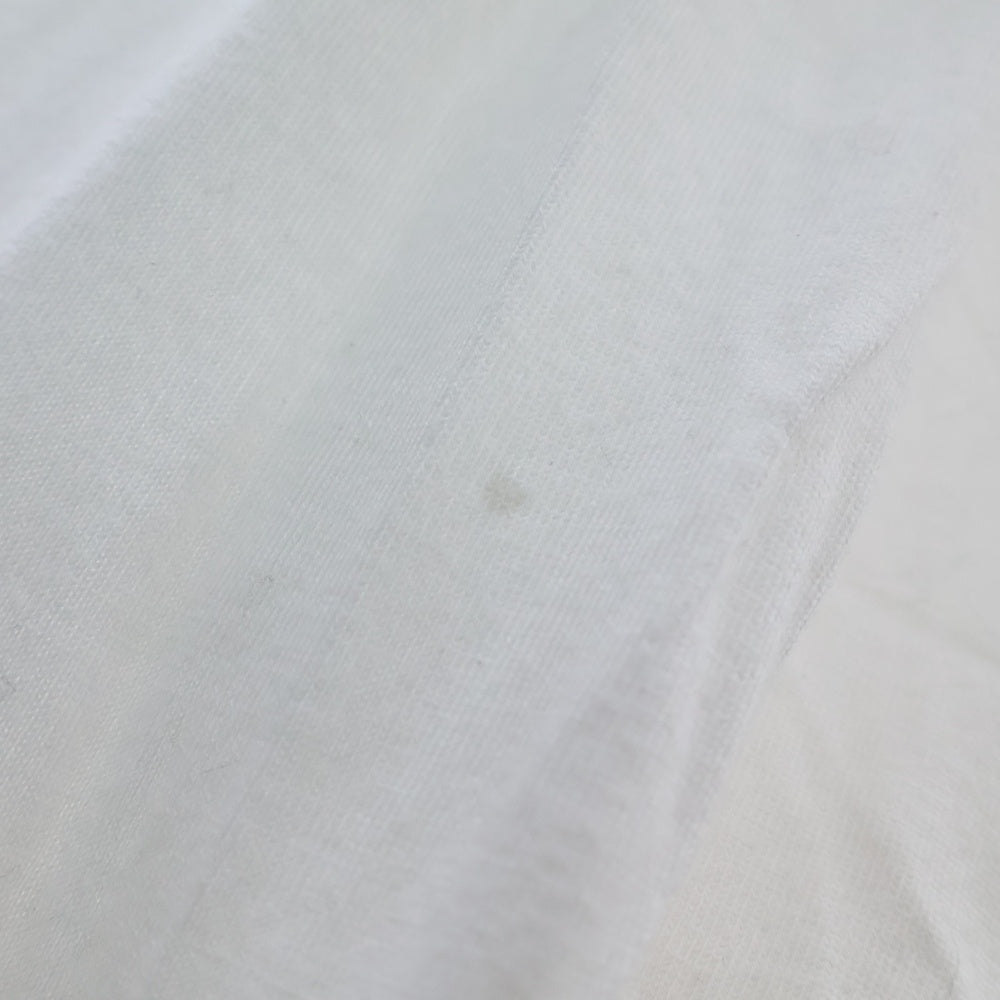 blurhms(ブラームス) 21AW モックネック コットン長袖Tシャツ カットソー ホワイト 21FW004BB