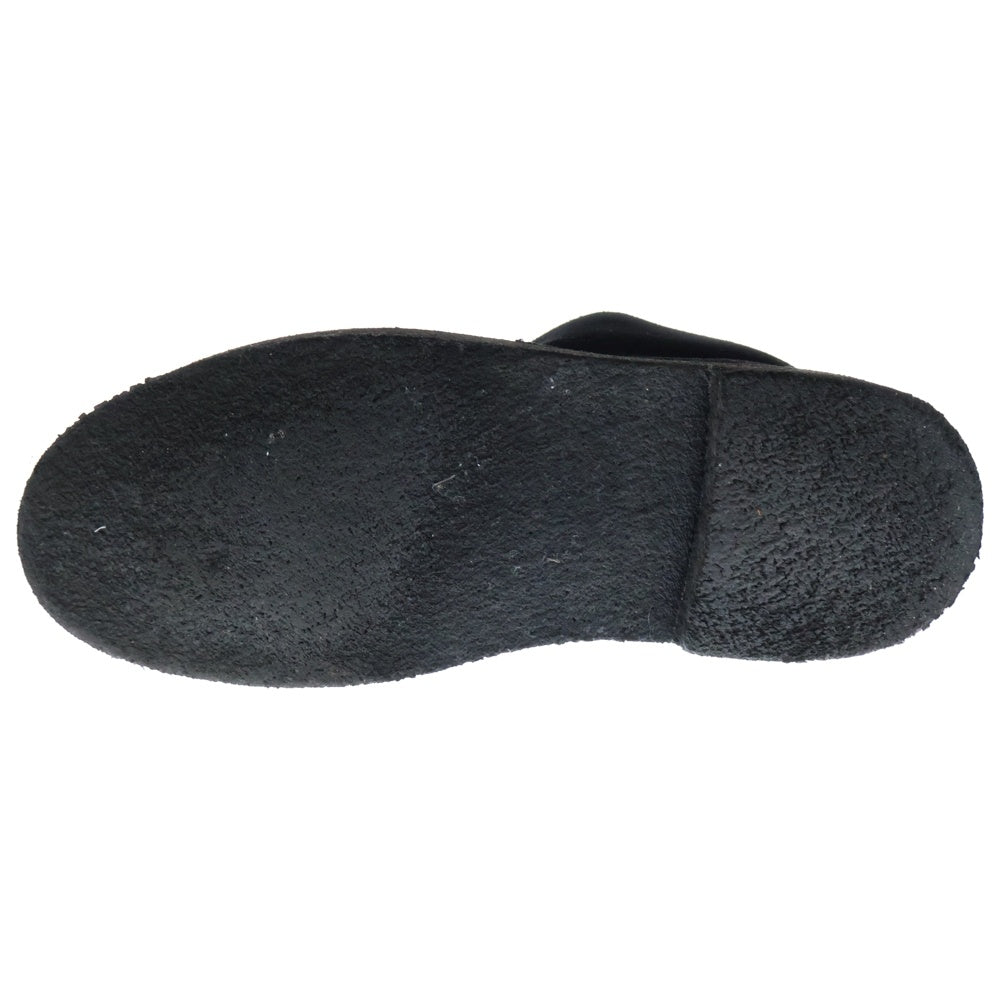 SOPHNET.(ソフネット) 24SS ×CLARKS DESERT BOOTS クラークス スウェードレザー サイドジップ デザートブーツ ブラック SOPH-240070