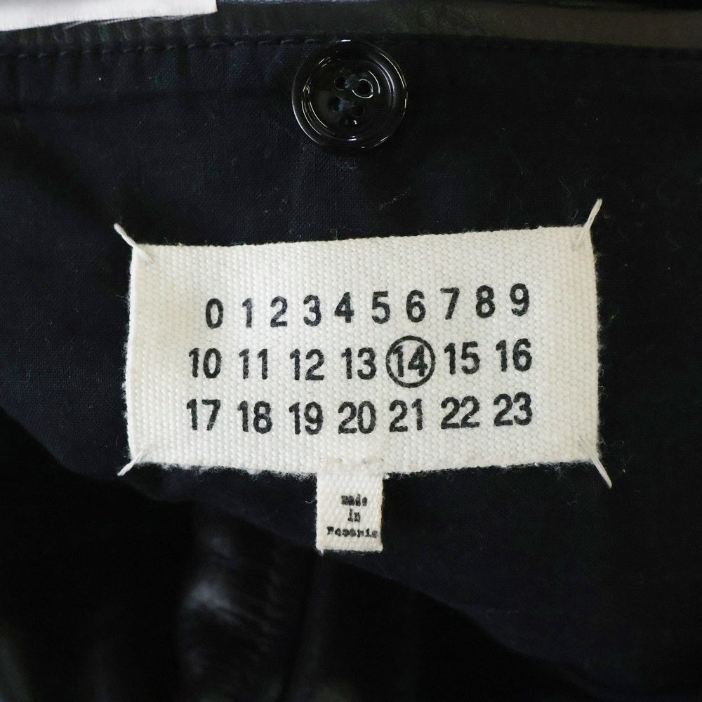 Maison Martin Margiela14(メゾンマルタンマルジェラ) 07AW 八の字 カウレザー ライダースジャケット ブラック 30AM2248X7580
