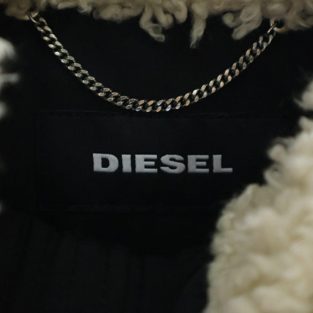 DIESEL(ディーゼル) 裏地ボア 中綿モッズコート ブラック A62226170