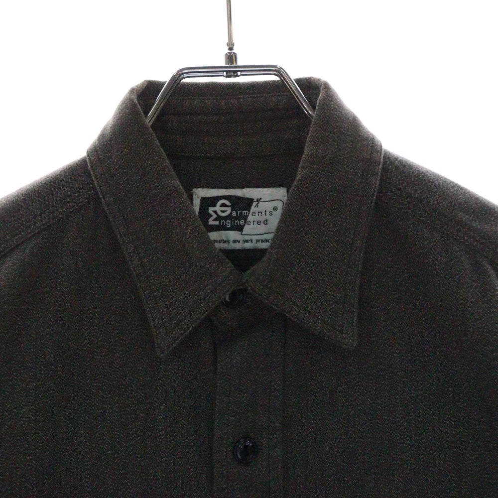 Engineered Garments(エンジニアド ガーメンツ) レギュラーカラー コットン 長袖シャツ ブラウン