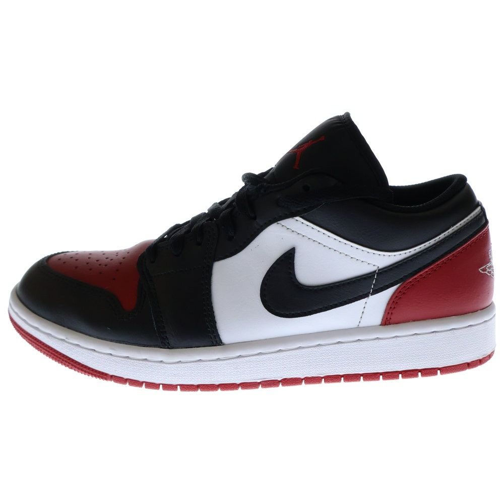 NIKE(ナイキ) AIR JORDAN 1 LOW Bread Toe エア ジョーダン ブレッドトゥー ローカットスニーカー レッド/ブラック US9/27cm 553558-161