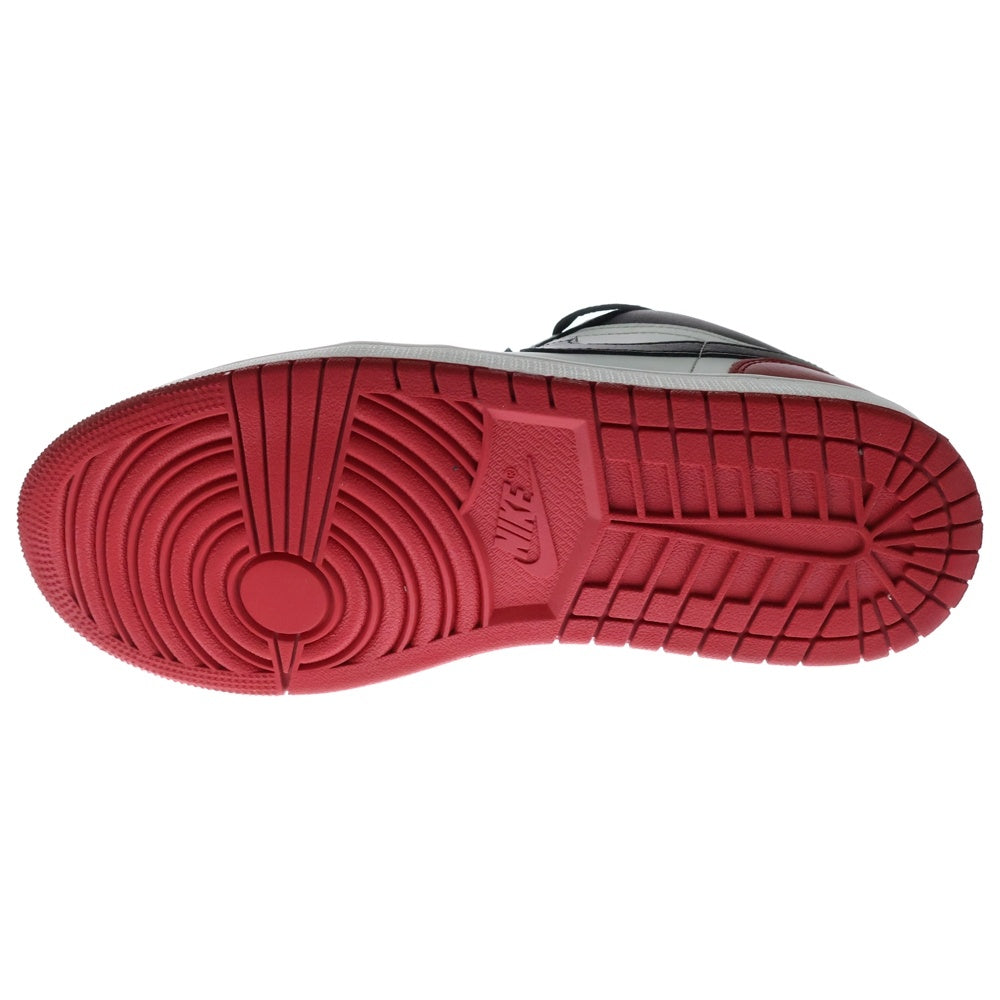 NIKE(ナイキ) AIR JORDAN 1 LOW Bread Toe エア ジョーダン ブレッドトゥー ローカットスニーカー レッド/ブラック US9/27cm 553558-161