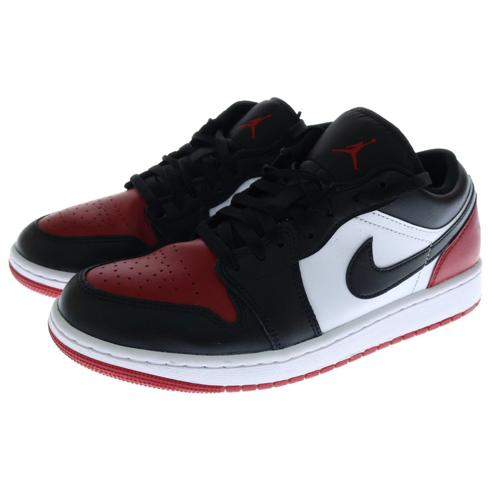 NIKE(ナイキ) AIR JORDAN 1 LOW Bread Toe エア ジョーダン ブレッドトゥー ローカットスニーカー レッド/ブラック US9/27cm 553558-161
