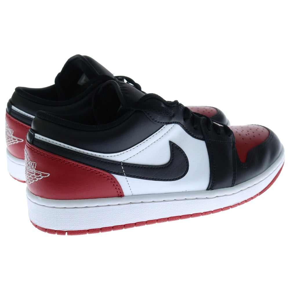 NIKE(ナイキ) AIR JORDAN 1 LOW Bread Toe エア ジョーダン ブレッドトゥー ローカットスニーカー レッド/ブラック US9/27cm 553558-161