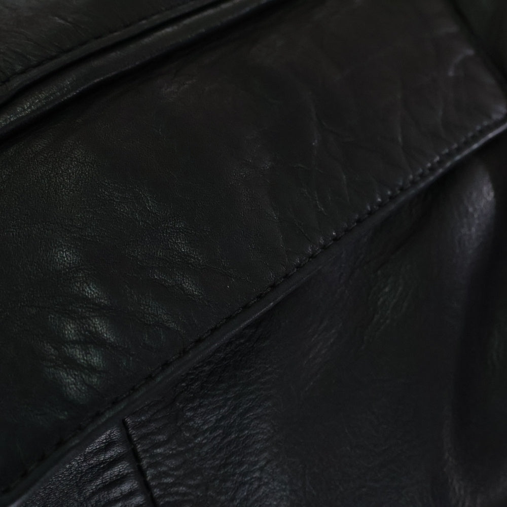 CHROME HEARTS(クロムハーツ) OLD オールド クロスボール 3B レザー テーラードジャケット ブラック