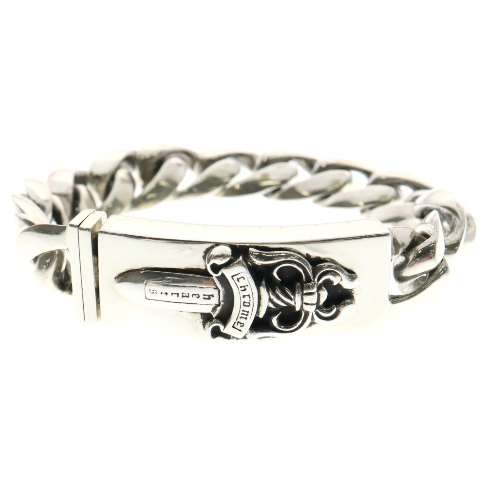 CHROME HEARTS(クロムハーツ) ID DAGGER ダガーIDクラシックリンクブレスレット 13LINK シルバー BCA156