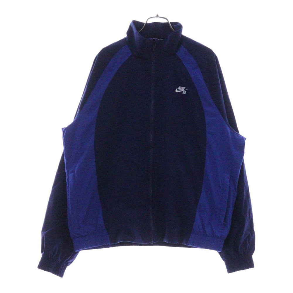 NIKE SB(ナイキエスビー) FULL ZIP WOVEN SKATEBOARD JACKET フルジップ ウーブン スケートボード ナイロンジャケット ネイビー HJ2911-492