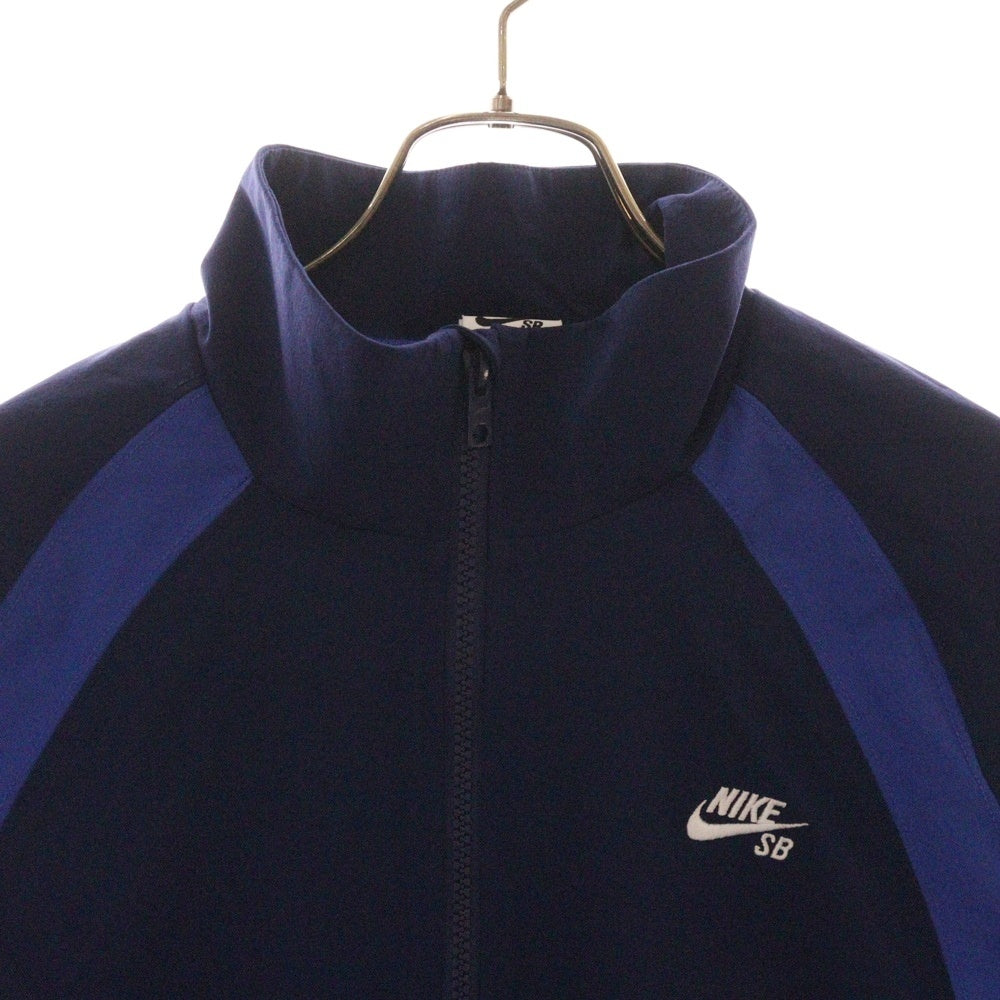 NIKE SB(ナイキエスビー) FULL ZIP WOVEN SKATEBOARD JACKET フルジップ ウーブン スケートボード ナイロンジャケット ネイビー HJ2911-492