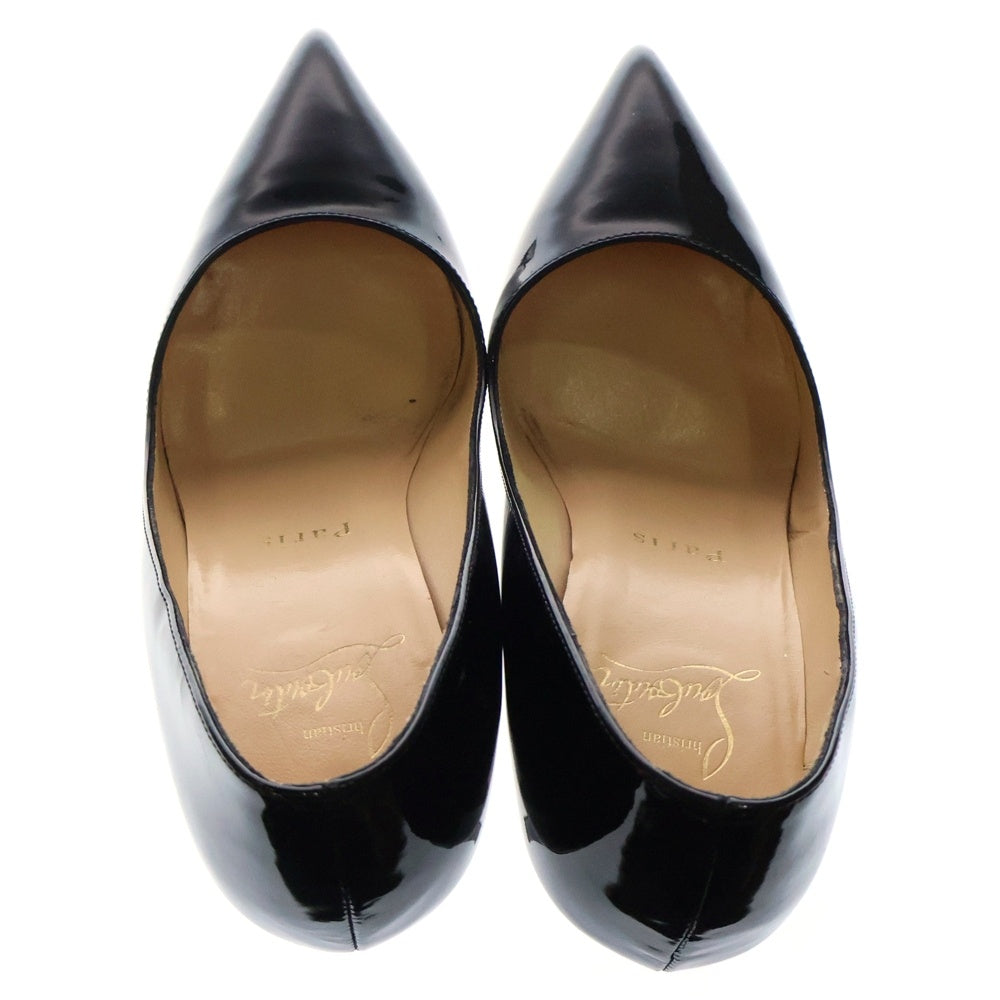 CHRISTIAN LOUBOUTIN(クリスチャンルブタン) PIGALLE 85 ピガール パント レザー ハイ ヒール パンプス ブラック
