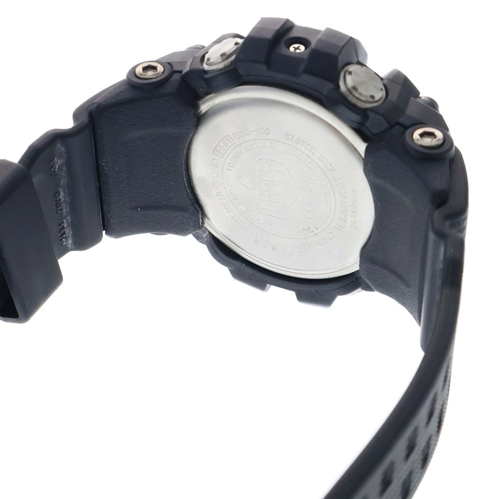 CASIO G-SHOCK(カシオ ジーショック) MASTER OF G -LAND MUDMASTER マスター オブ ジー ランド マッドマスター 電波ソーラー クオーツ 腕時計 ブラック GWG-100-1AJF