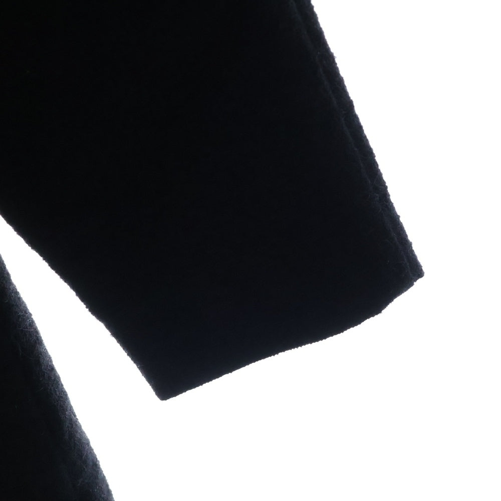 MARNI(マルニ) エポレット付 比翼ボタン アルパカ混ロングコート ブラック