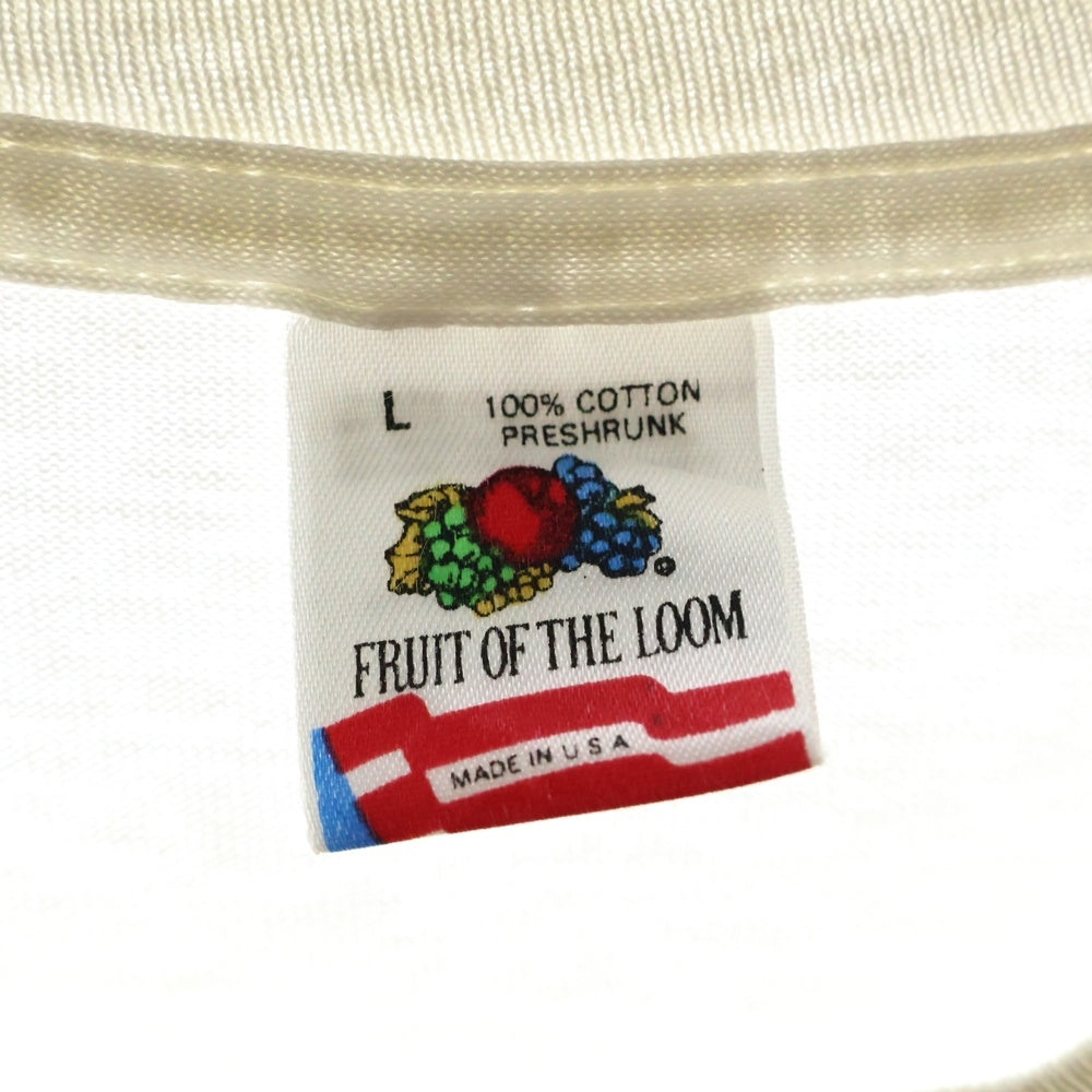 VINTAGE(ヴィンテージ) 90S VINTAGE BAD BRAINS TEE ヴィンテージ バッドブレインズ USA製 FRUITSタグ バンドTシャツ 半袖クルーネックカットソー ホワイト