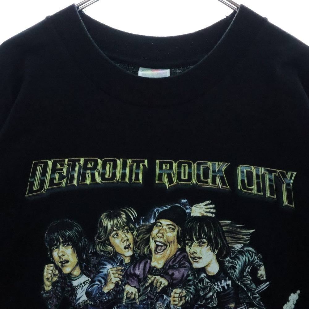 VINTAGE(ヴィンテージ) 90S VINTAGE DETROIT ROCK CITY 1999 MOVIE TEE ヴィンテージ デトロイトロックシティ ムービー 両面プリントTシャツ 半袖クルーネックカットソー ブラック
