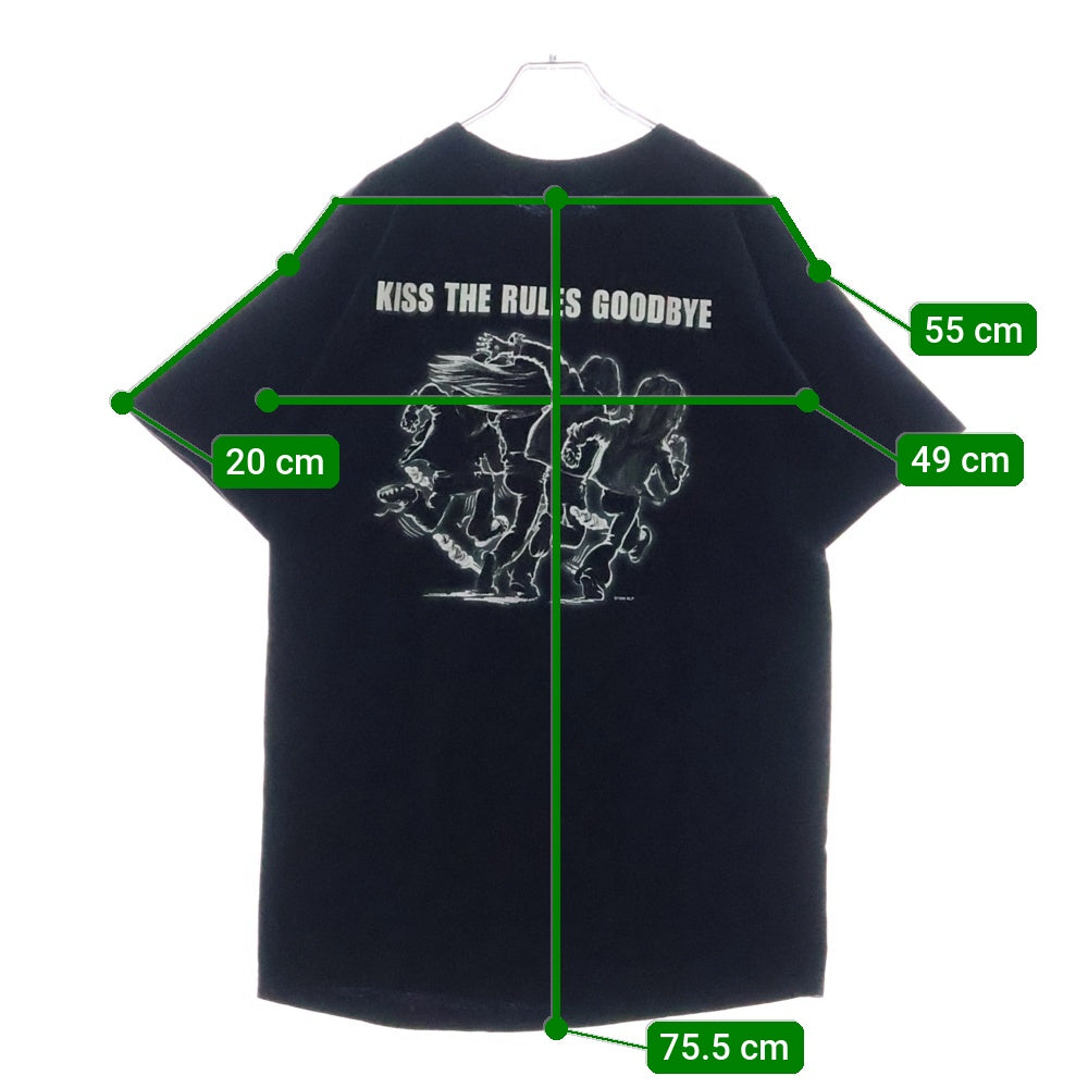 VINTAGE(ヴィンテージ) 90S VINTAGE DETROIT ROCK CITY 1999 MOVIE TEE ヴィンテージ デトロイトロックシティ ムービー 両面プリントTシャツ 半袖クルーネックカットソー ブラック