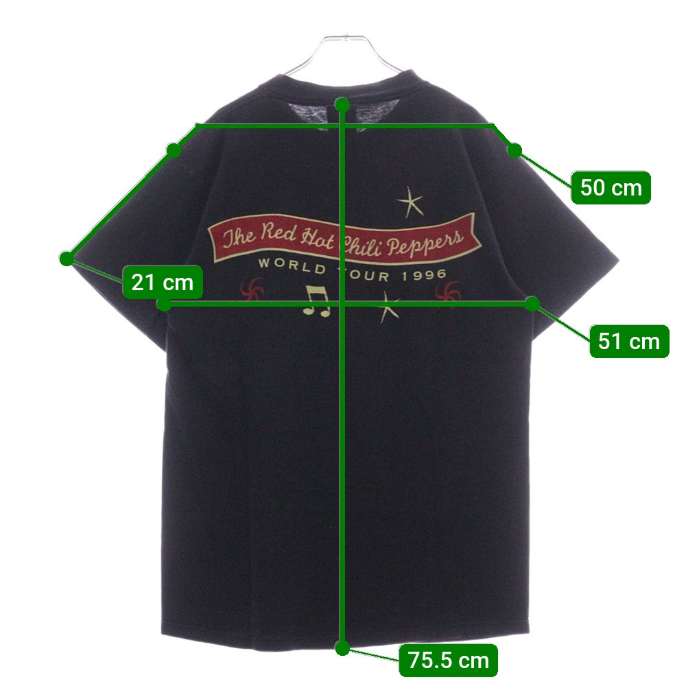 VINTAGE(ヴィンテージ) 90S VINTAGE RED HOT CHILI PEPPERS ONE HOT MINUTE FAIRY WORLD TOUR GIANT by TULTEX ワンホットミニッツ フェアリーワールドツアー 半袖Tシャツ