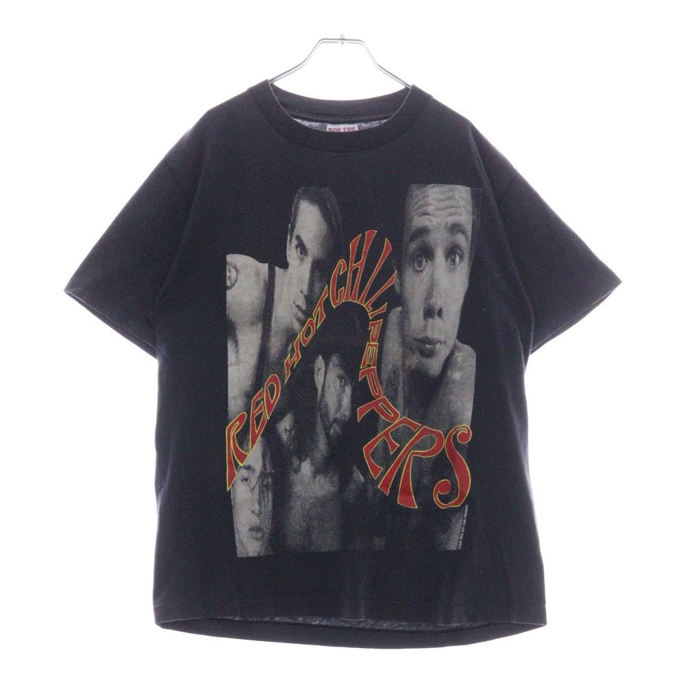 VINTAGE(ヴィンテージ) 90S VINTAGE RED HOT CHILI PEPPERS 1990 MEMBER PORTRAIT CURVING LOGO SOF TEE レッドホットチリペッパーズ メンバーポートレート 両面プリント 半袖Tシャツ