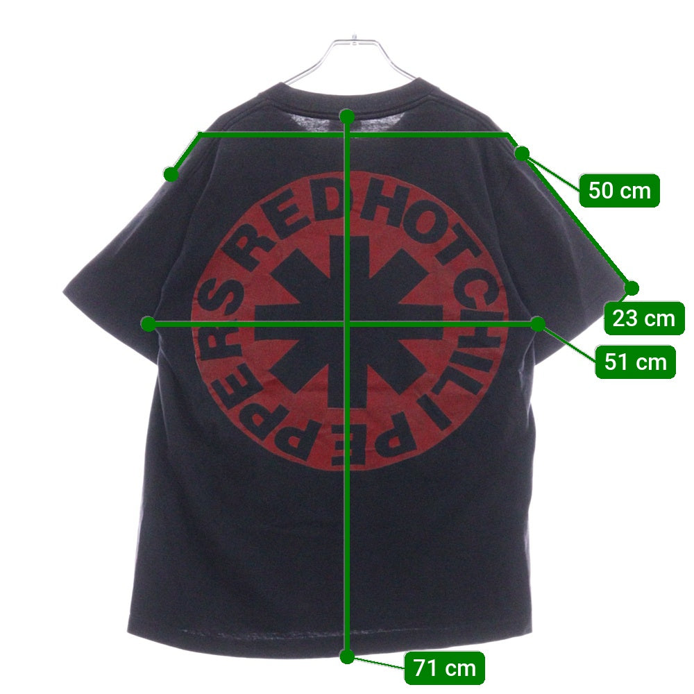 VINTAGE(ヴィンテージ) 90S VINTAGE RED HOT CHILI PEPPERS 1990 MEMBER PORTRAIT CURVING LOGO SOF TEE レッドホットチリペッパーズ メンバーポートレート 両面プリント 半袖Tシャツ