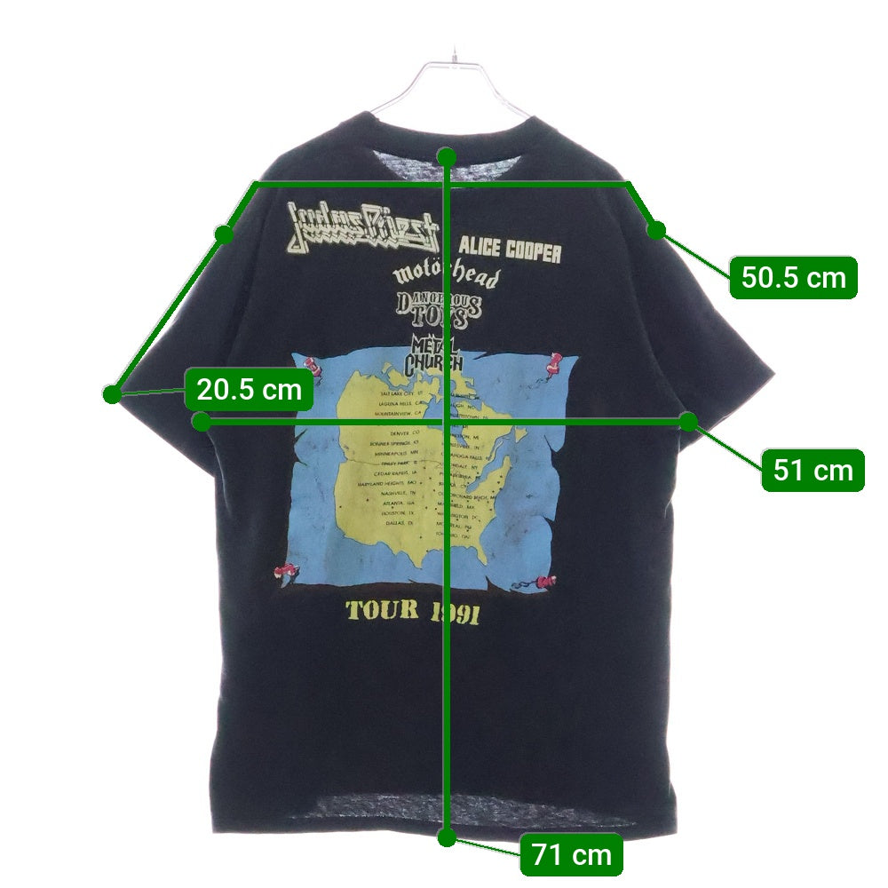 VINTAGE(ヴィンテージ) 90S VINTAGE OPERATION ROCK &ROLL 1991 TOUR TEE ヴィンテージ オペレーションロックンロール1991ツアー BROCKUMタグ 両面プリントTシャツ