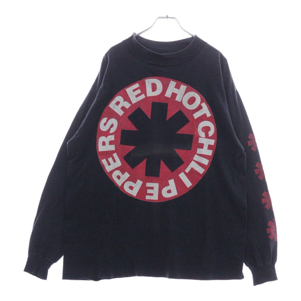 VINTAGE(ヴィンテージ) 90S VINTAGE RED HOT CHILI PEPPERS CIRCLE LOGO LS TEEJAYS レッドホットチリペッパーズ サークルロゴ アームプリント クルーネック 長袖Tシャツ カットソー