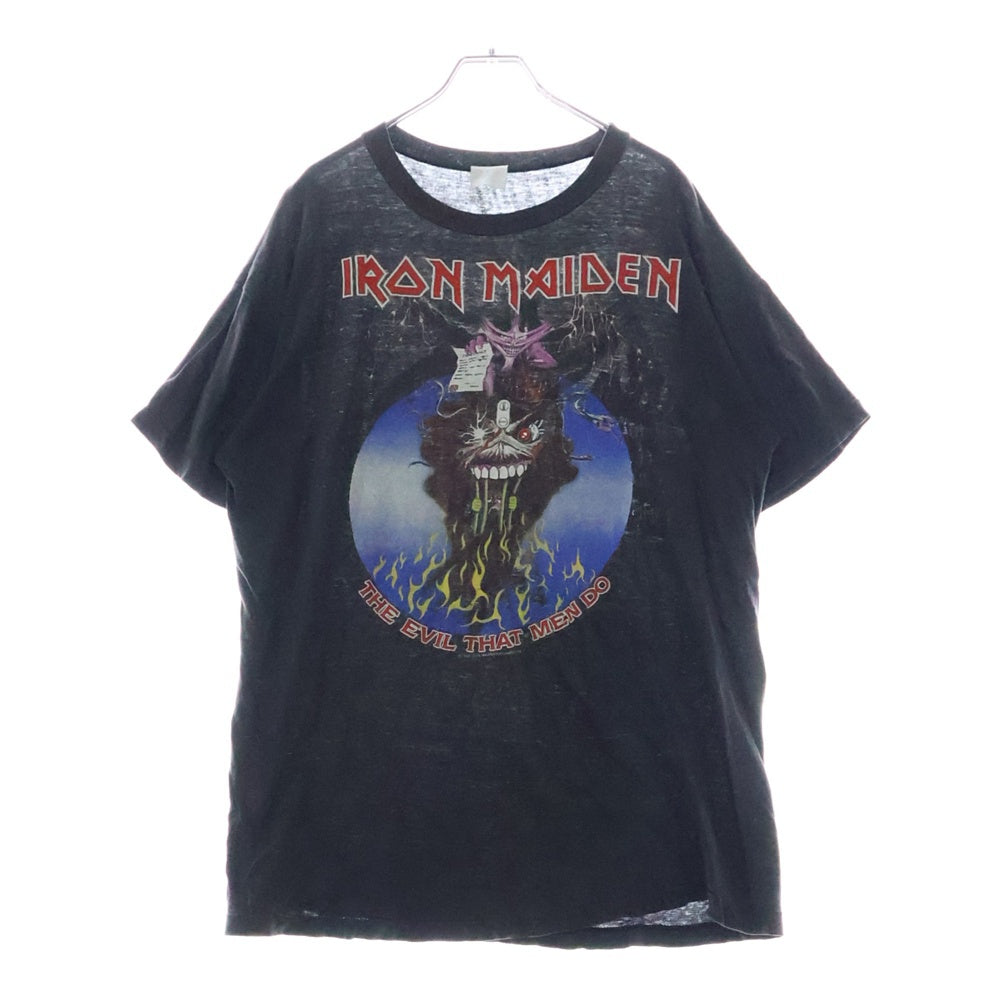 VINTAGE(ヴィンテージ) 80S VINTAGE IRON MAIDEN THE EVIL THAT MEN DO 1988 TOUR TEE ヴィンテージ アイアンメイデン 1988ツアー 両面プリントTシャツ