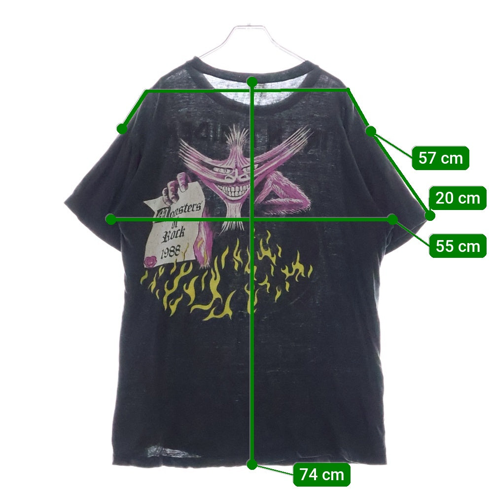 VINTAGE(ヴィンテージ) 80S VINTAGE IRON MAIDEN THE EVIL THAT MEN DO 1988 TOUR TEE ヴィンテージ アイアンメイデン 1988ツアー 両面プリントTシャツ