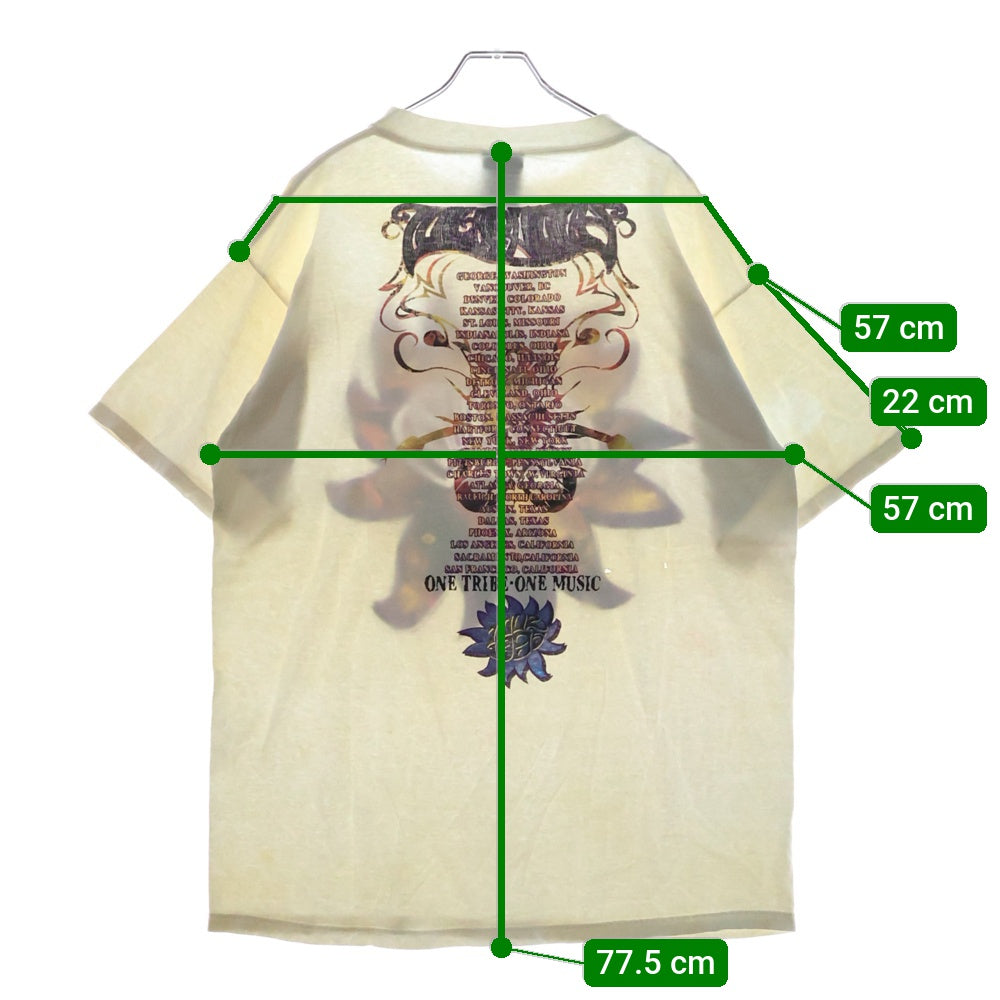 VINTAGE(ヴィンテージ) 90S VINTAGE LOLLAPALOOZA 1995 TOUR TEE ヴィンテージ ロラパルーザ 1995ツアー GIANT BY TULTEXタグ 両面プリントTシャツ