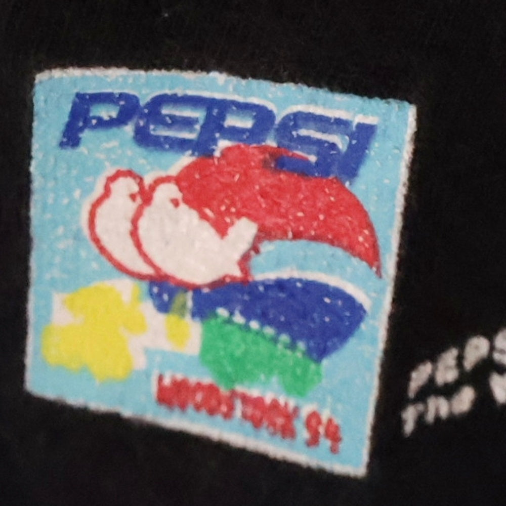 VINTAGE(ヴィンテージ) 90S VINTAGE WOODSTOCK 94 FESTIVAL TEE ヴィンテージ ウッドストック 1994フェスティバル ペプシタグ 両面プリントTシャツ 半袖クルーネック ブラック