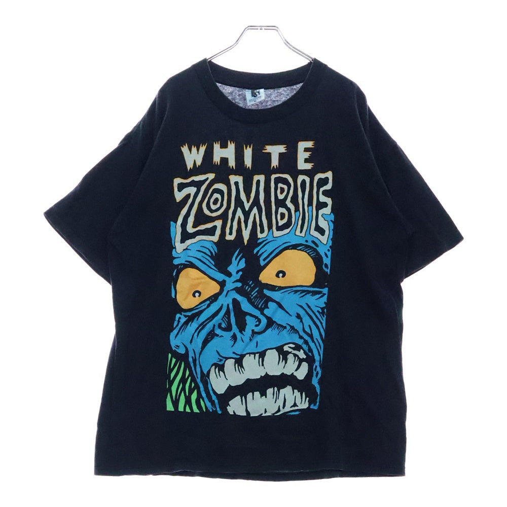 VINTAGE(ヴィンテージ) 90S VINTAGE WHITE ZOMBIE BAND TEE ヴィンテージ ホワイトゾンビ GEMタグ 両面プリントTシャツ 半袖クルーネックカットソー ブラック