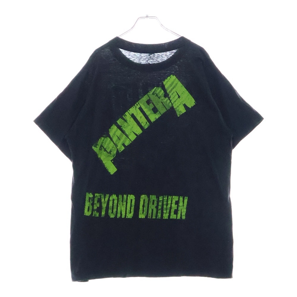 VINTAGE(ヴィンテージ) 90S VINTAGE PANTERA 1992 BEYOND DRIVEN ALBUM TEE パンテラ フロントプリントTシャツ 半袖クルーネックカットソー ブラック