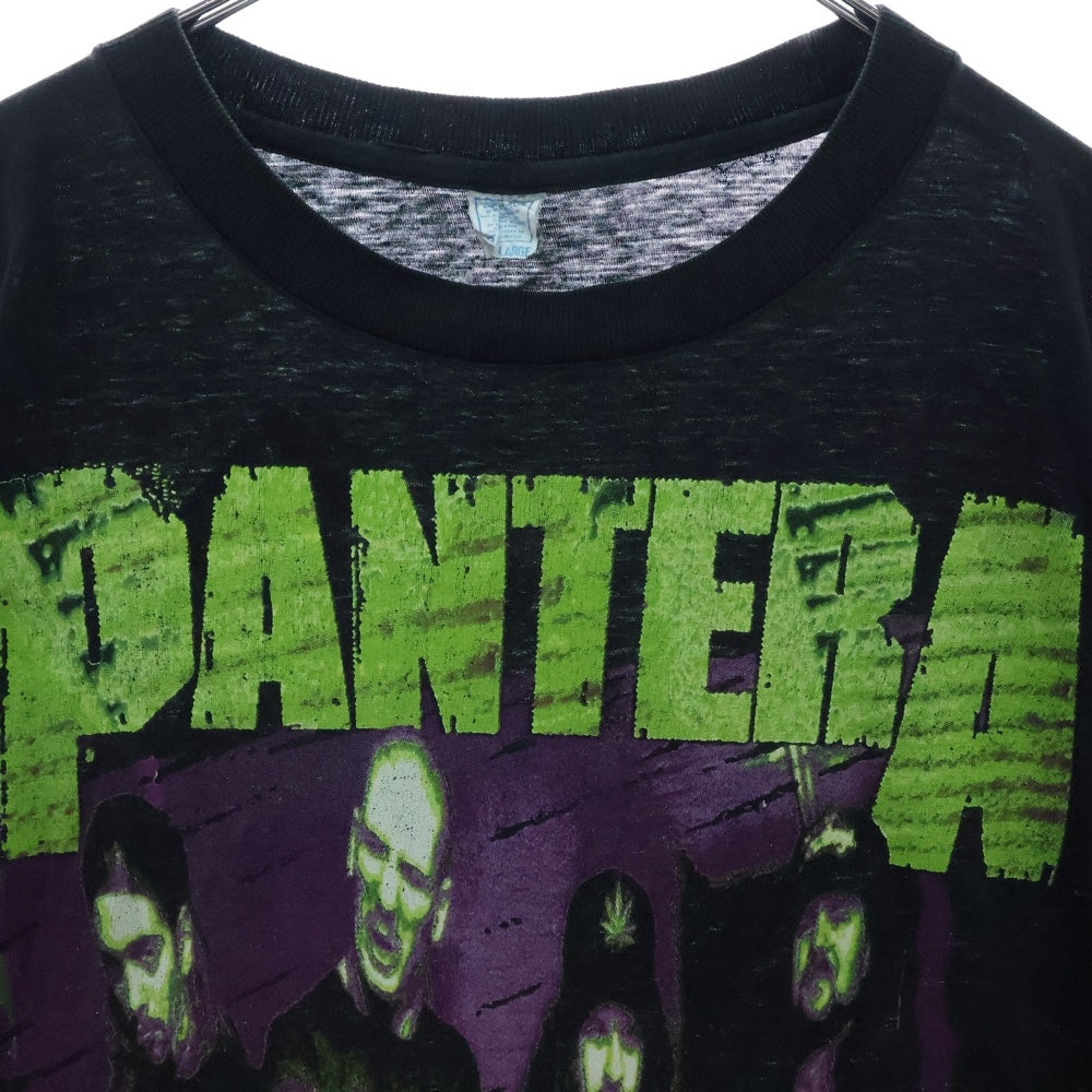 VINTAGE(ヴィンテージ) 90S VINTAGE PANTERA 1992 BEYOND DRIVEN ALBUM TEE パンテラ フロントプリントTシャツ 半袖クルーネックカットソー ブラック
