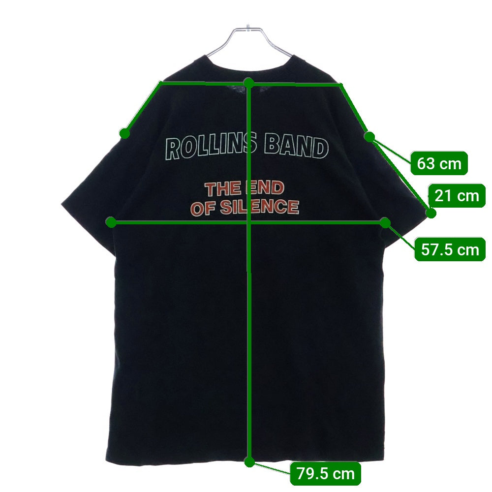 VINTAGE(ヴィンテージ) 90S VINTAGE ROLLINS BAND THE END OF SILENCE TEE ヴィンテージ ローリンズバンド ジエンドオブサイレンス 両面プリントTシャツ 半袖クルーネックカットソー