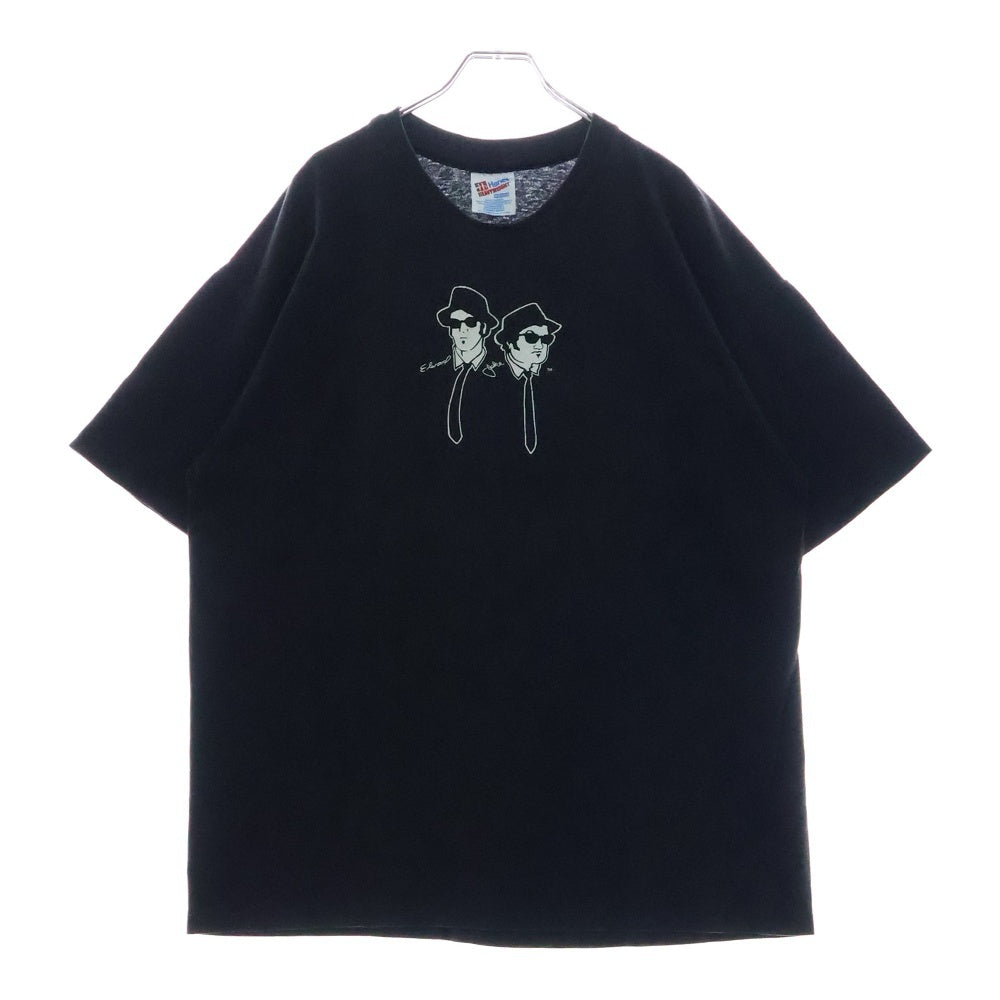 VINTAGE(ヴィンテージ) 90S VINTAGE BLUES BROTHERS TEE ヴィンテージ ブルースブラザーズ HANESタグ 両面プリントTシャツ 半袖クルーネックカットソー ブラック