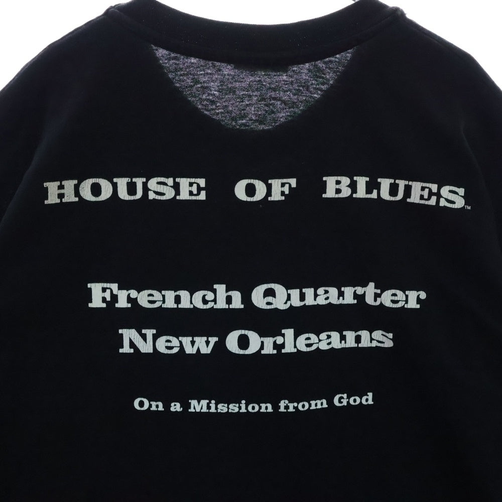 VINTAGE(ヴィンテージ) 90S VINTAGE BLUES BROTHERS TEE ヴィンテージ ブルースブラザーズ HANESタグ 両面プリントTシャツ 半袖クルーネックカットソー ブラック