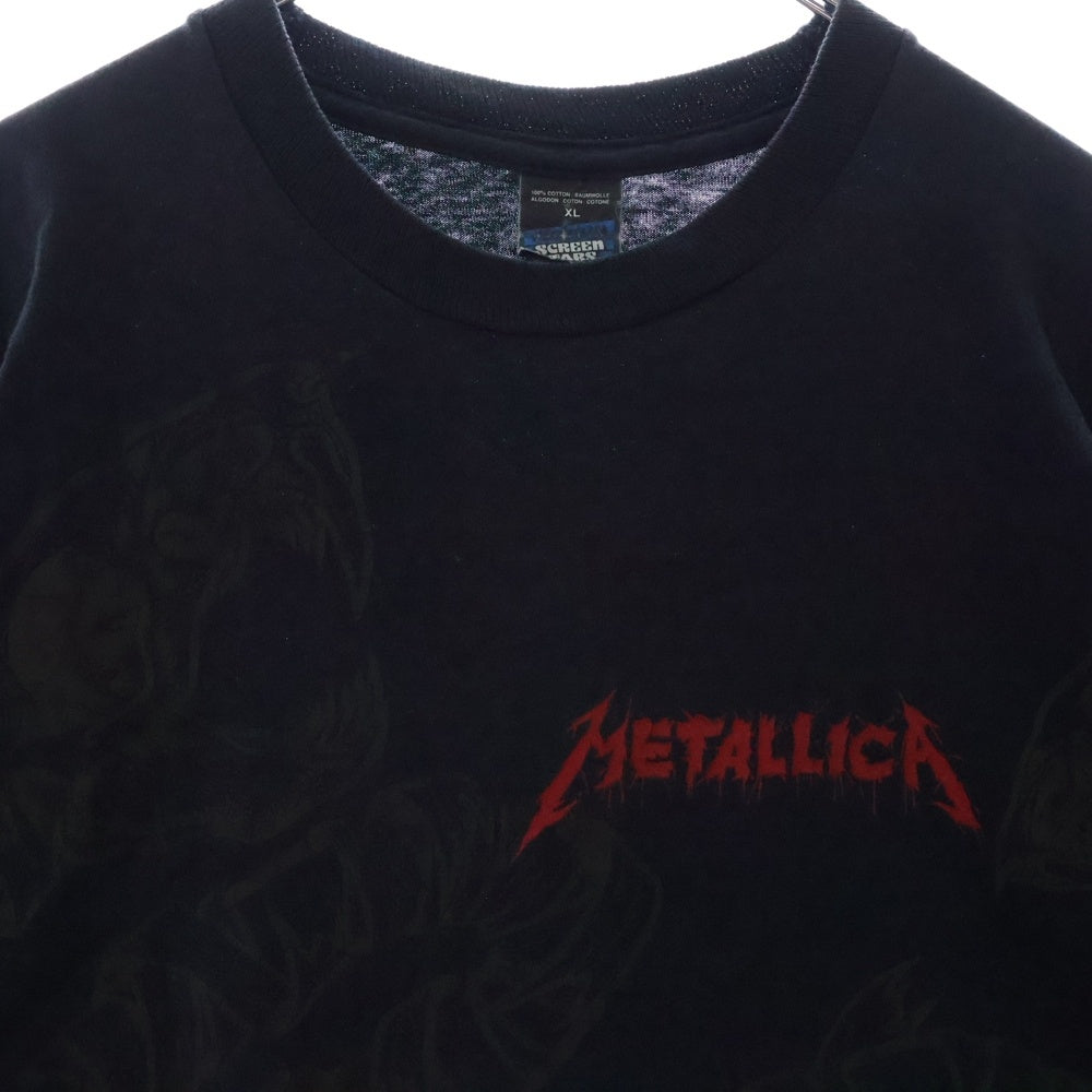 VINTAGE(ヴィンテージ) 90S VINTAGE METALLICA PUSHEAD SNAKE TEE ヴィンテージ メタリカ パスヘッド スネーク スクリーンスターズタグ 両面プリントTシャツ