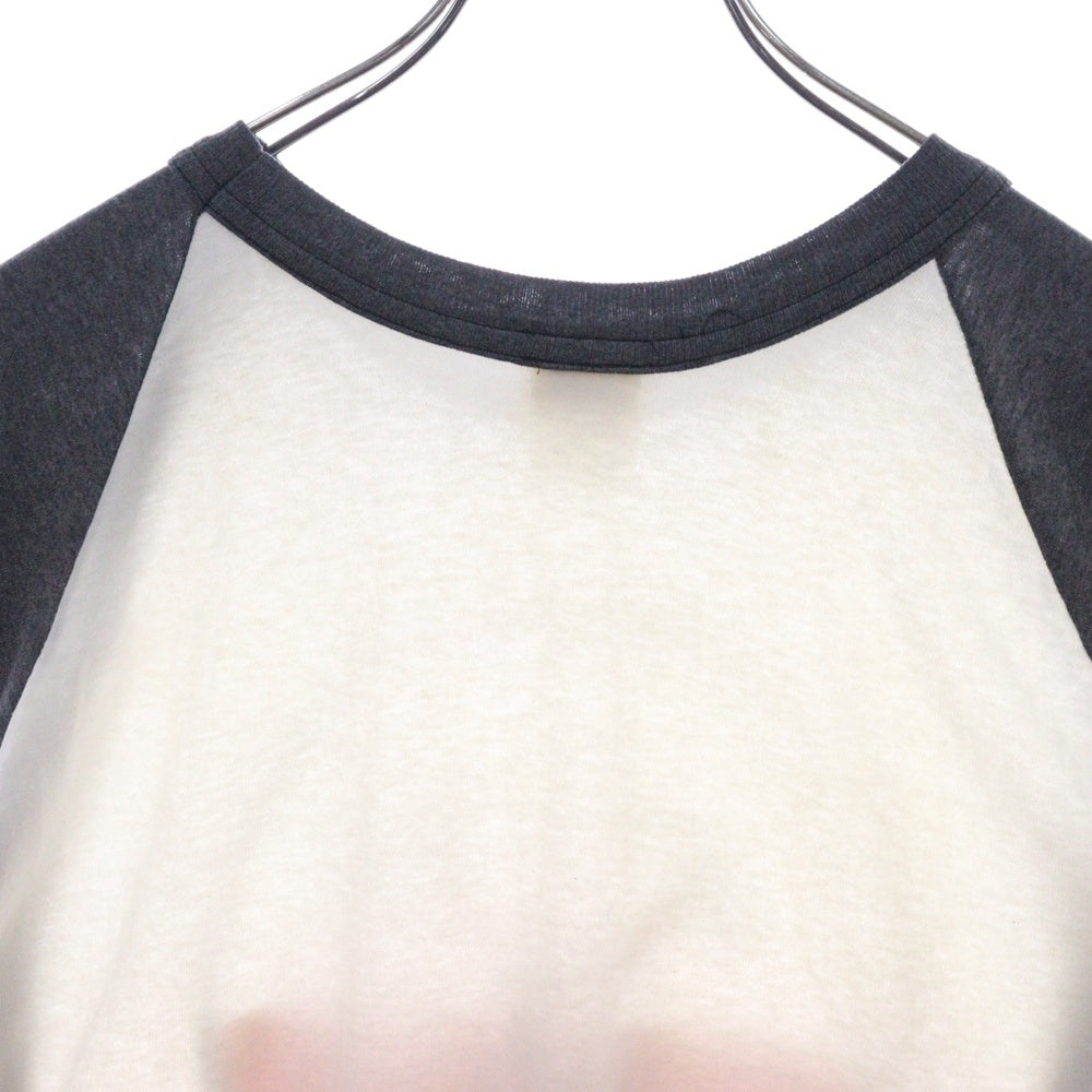 VINTAGE(ヴィンテージ) 90S VINTAGE PINK FLOYD HAMMER RAGLAN TEE ヴィンテージ ピンクフロイド フロントハンマープリント 7分袖ラグランTシャツ クルーネックカットソー