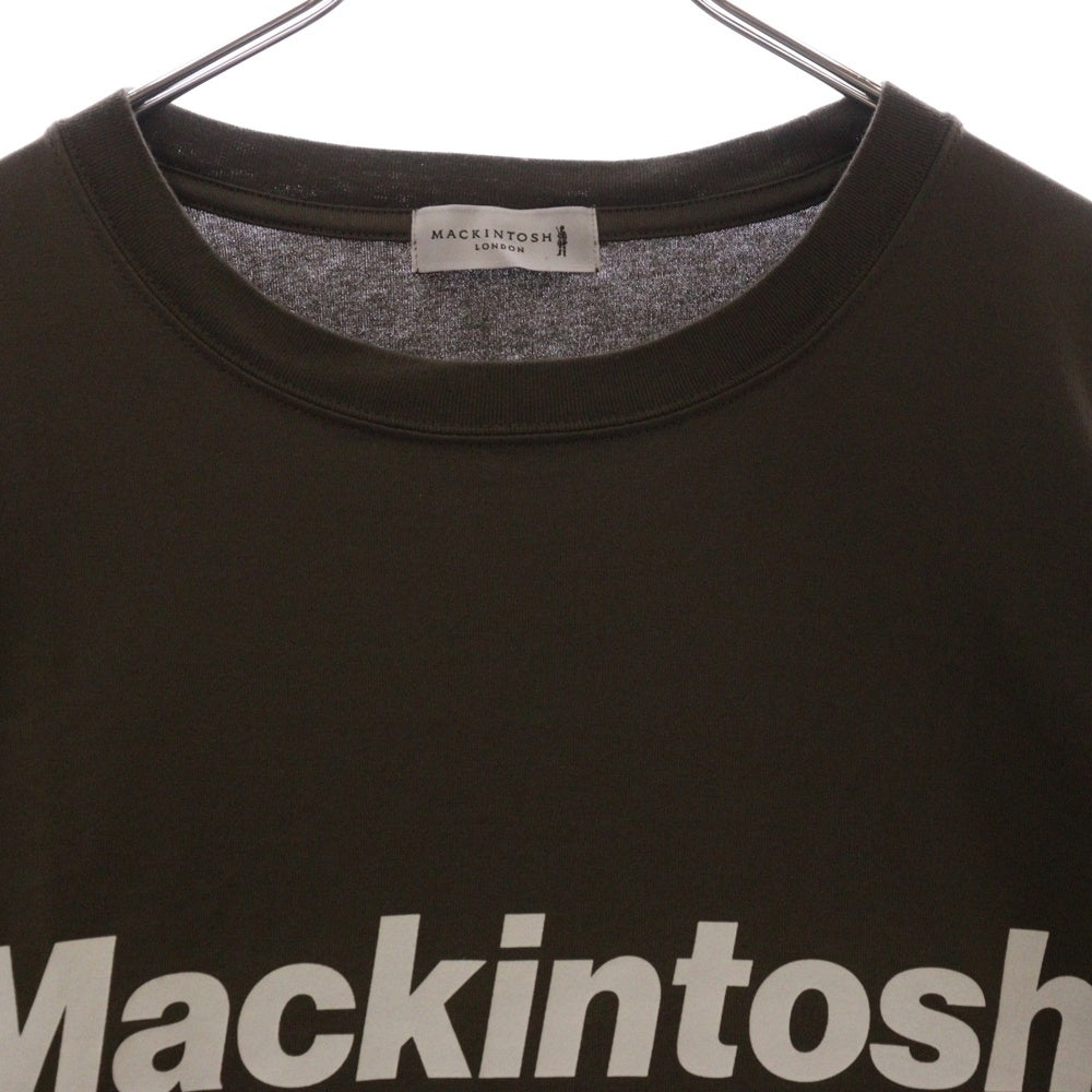 MACKINTOSH(マッキントッシュ) フロントロゴプリント クルーネック 半袖Tシャツ カットソー ブラウン G1P71-710-54