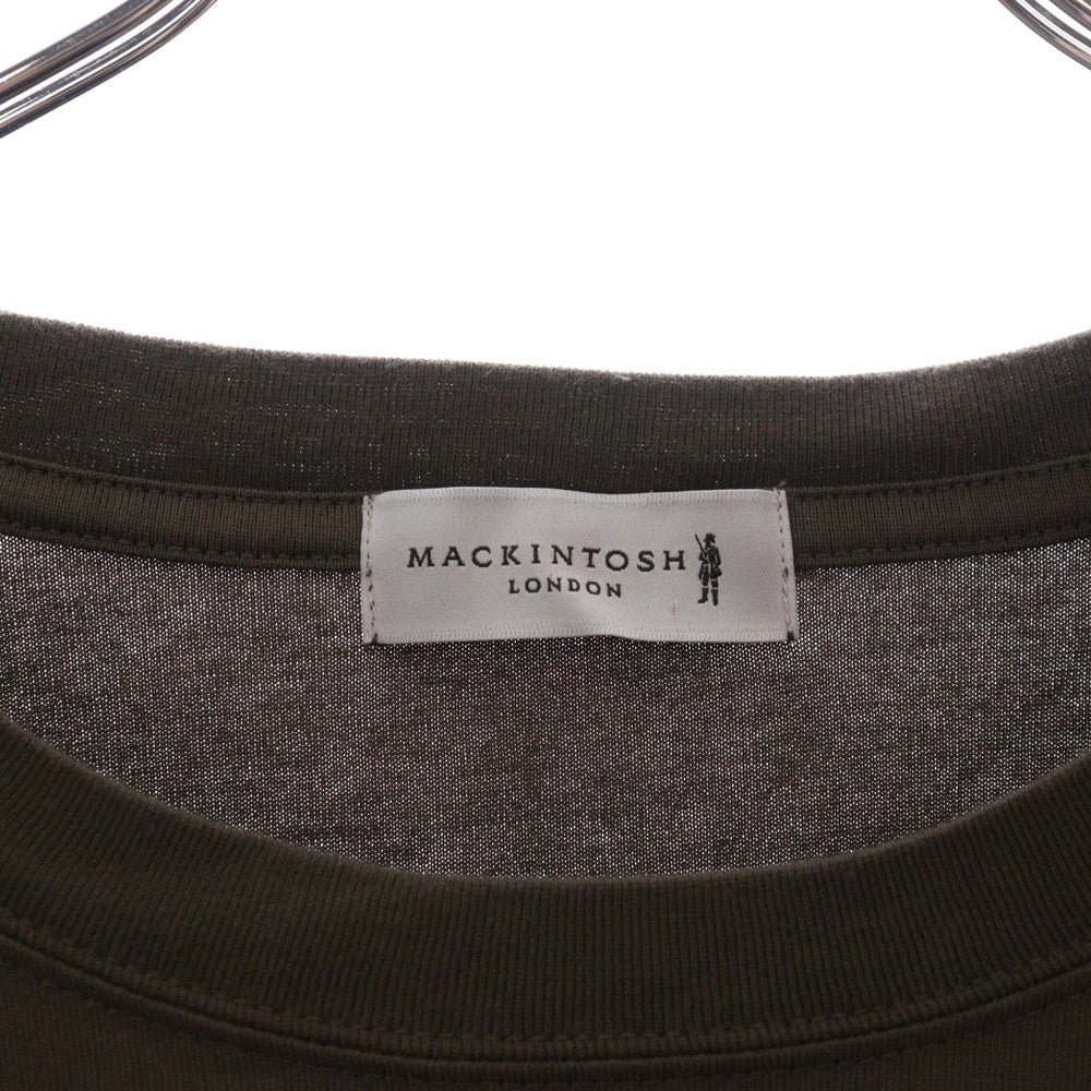 MACKINTOSH(マッキントッシュ) フロントロゴプリント クルーネック 半袖Tシャツ カットソー ブラウン G1P71-710-54