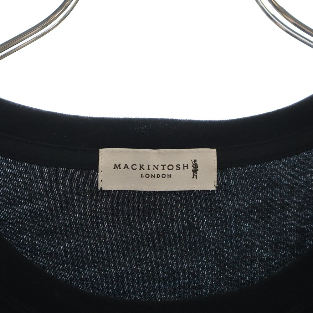 MACKINTOSH(マッキントッシュ) フロントロゴプリント クルーネック 半袖Tシャツ カットソー ブラック G1P71-710-09