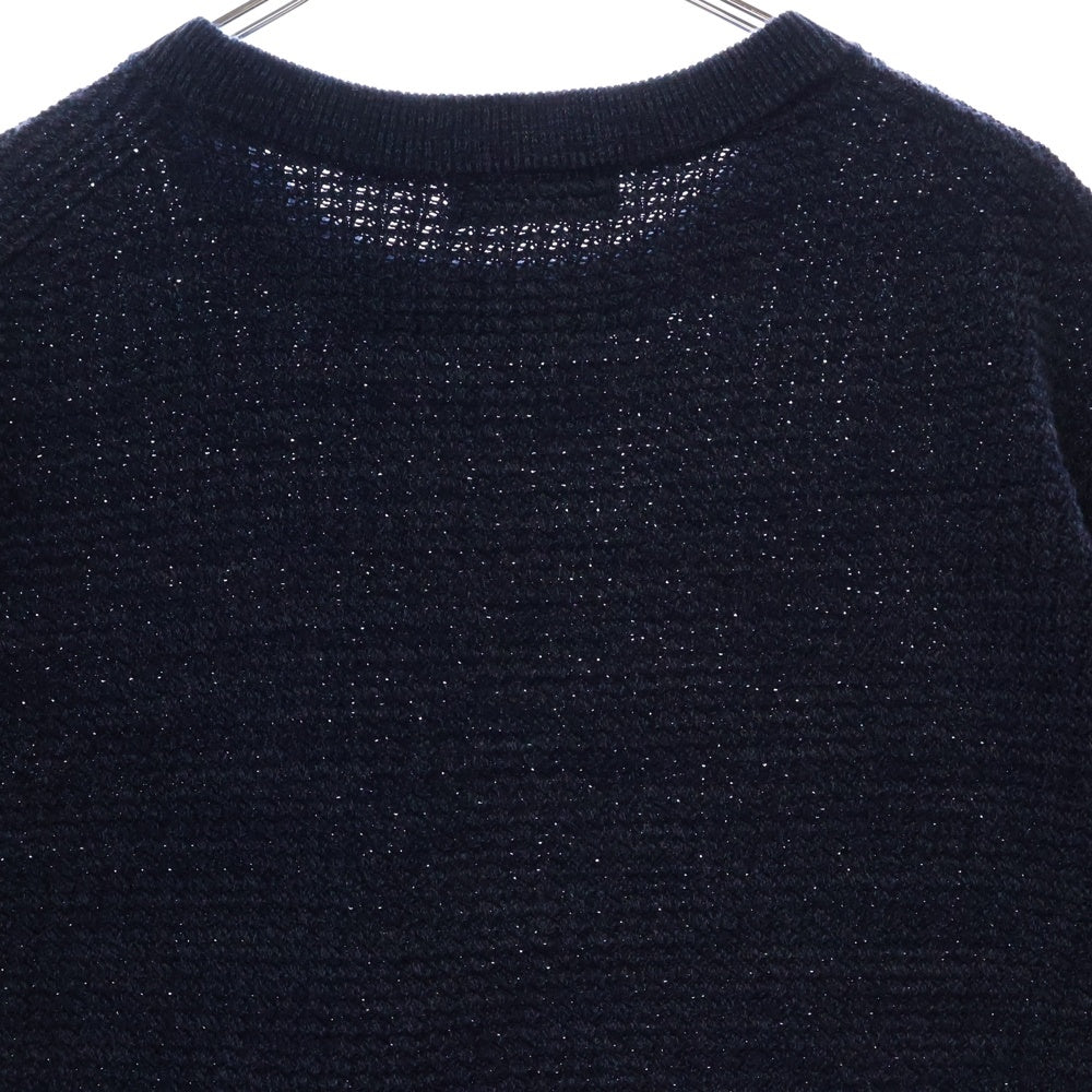 MACKINTOSH(マッキントッシュ) 交編 クルーネック コットン サマーニット 半袖Tシャツ カットソー ネイビー G1N50-103-27