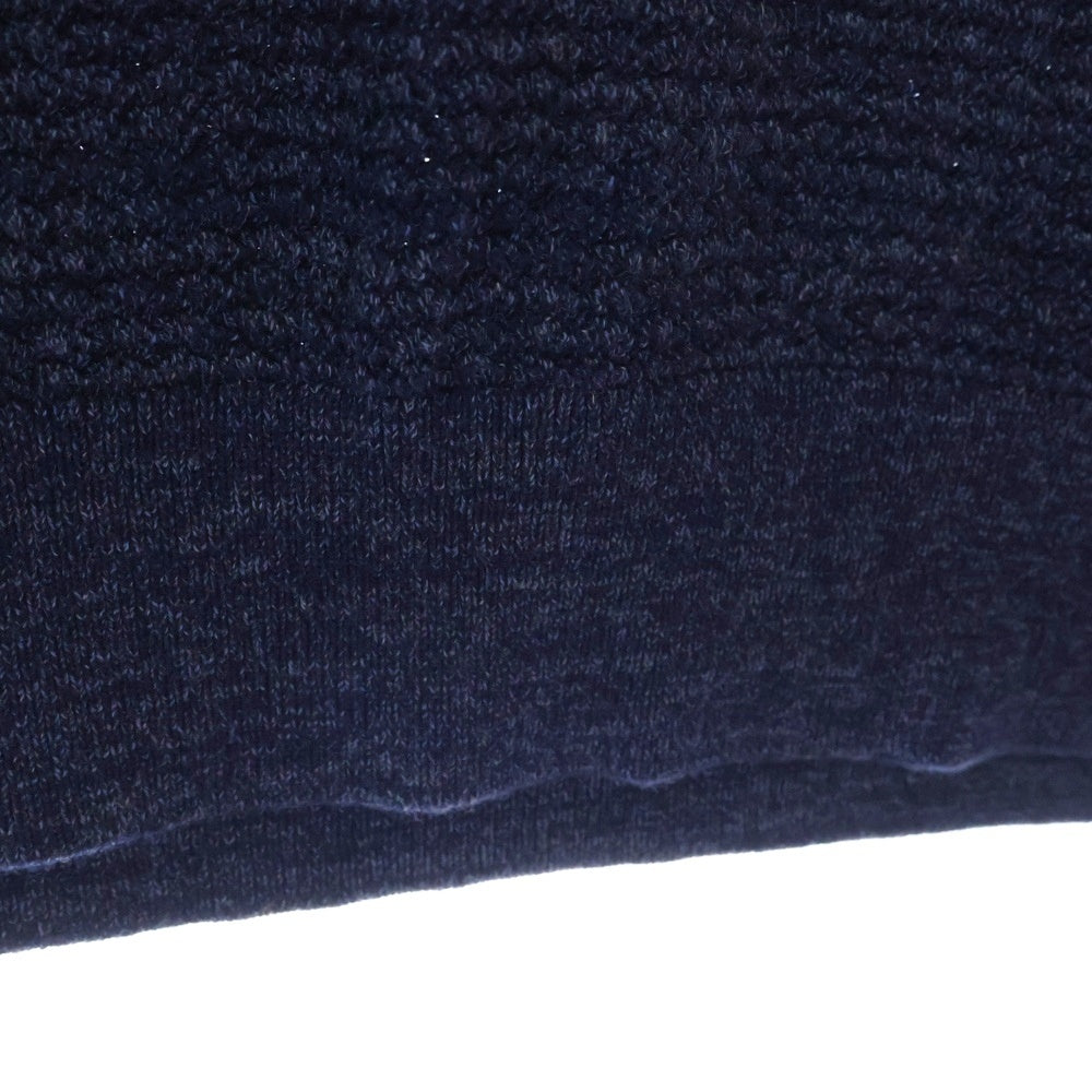 MACKINTOSH(マッキントッシュ) 交編 クルーネック コットン サマーニット 半袖Tシャツ カットソー ネイビー G1N50-103-27