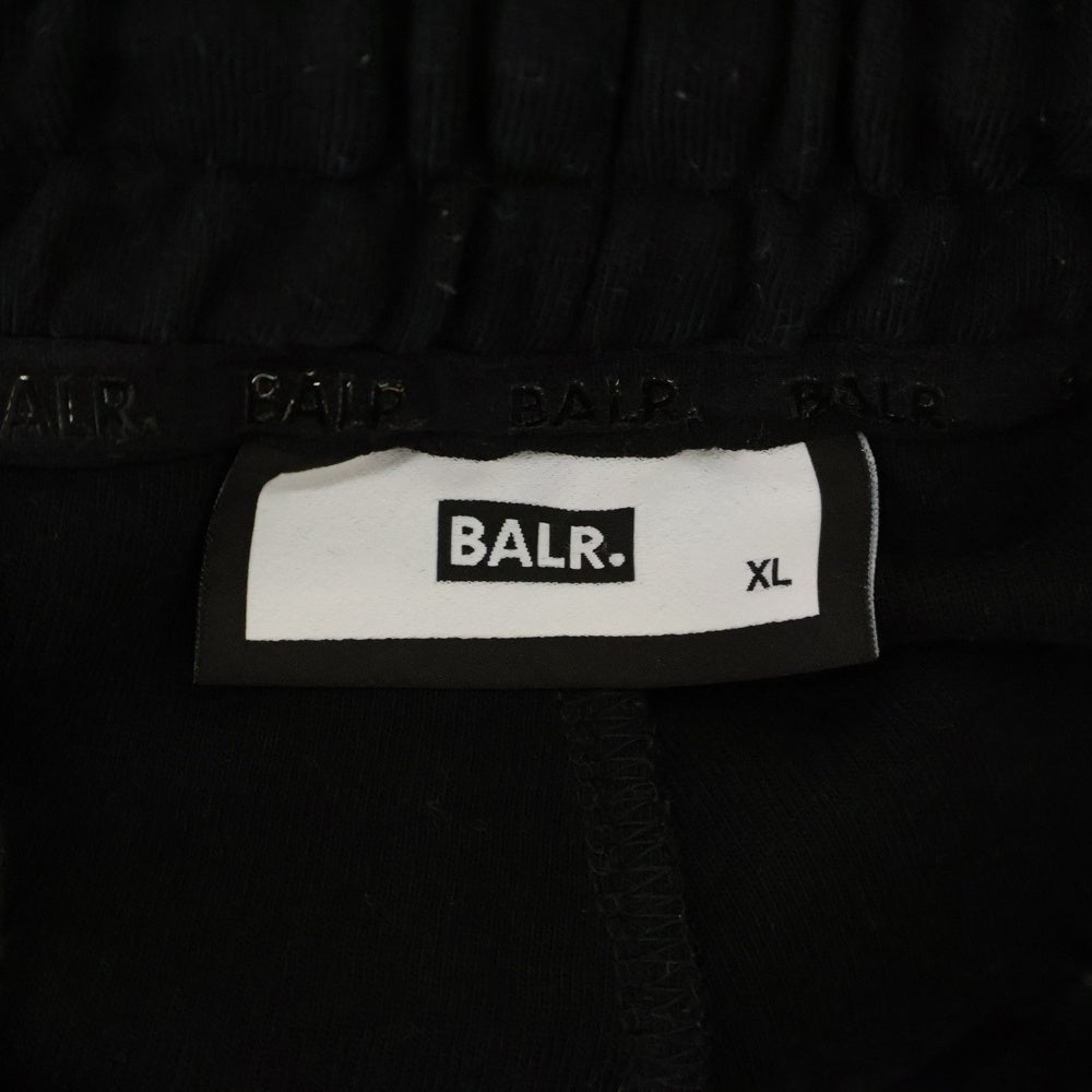 BALR.(ボーラー) SERIES SWEAT SHORT PANT シリーズ スウェットショーツ ハーフパンツ ブラック